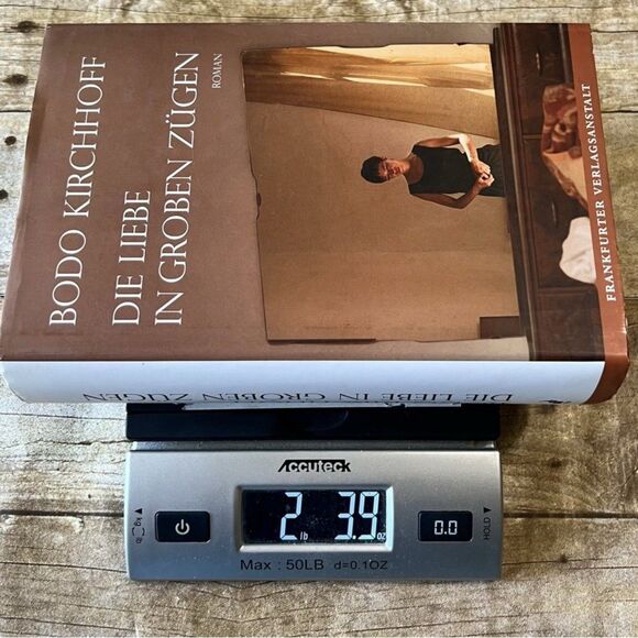 Bodo Kirchhoff - Die Liebe in Groben Zügen Hardcover Book - Picture 3 of 3